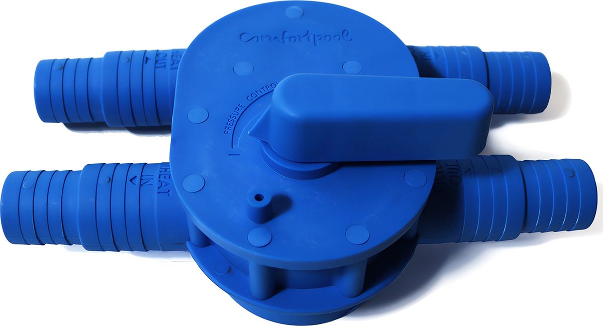   Bypass - voor zwembad warmtepomp | Simpel aansluiten en gebruiken | Voor alle warmtepompen | Aansluiting Ø 32 en 38 mm